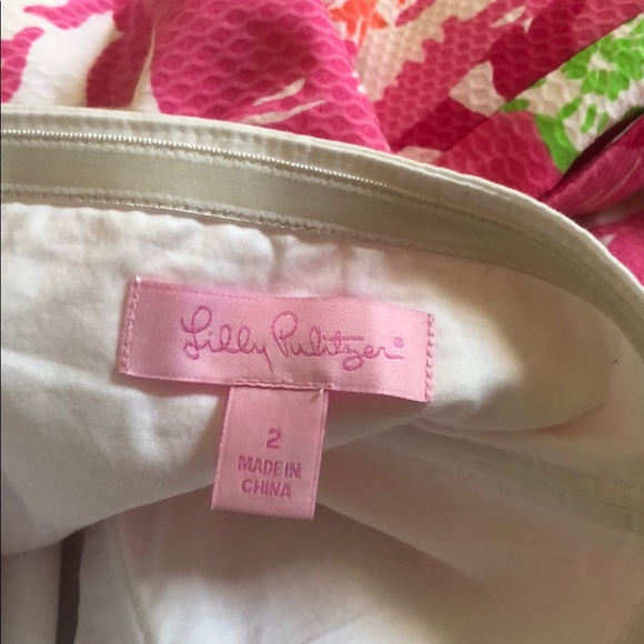 Lilly Pulitzer Pink Floral Zip up Dress: NWT! - Picture 6 of 6